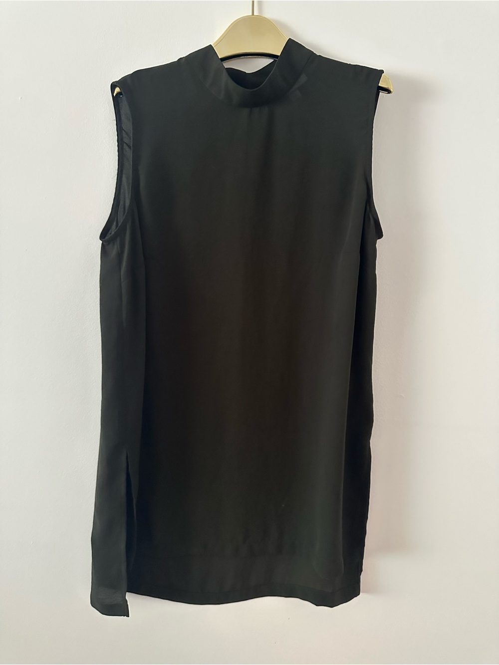 Prologue Dark Green Sleeveless Tunic Top